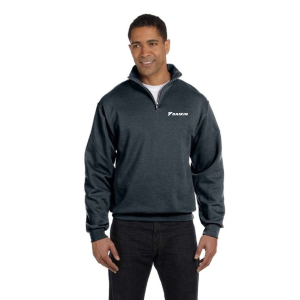 Adult Jerzees Cadet Collar Quarter Zip Sweatshirt