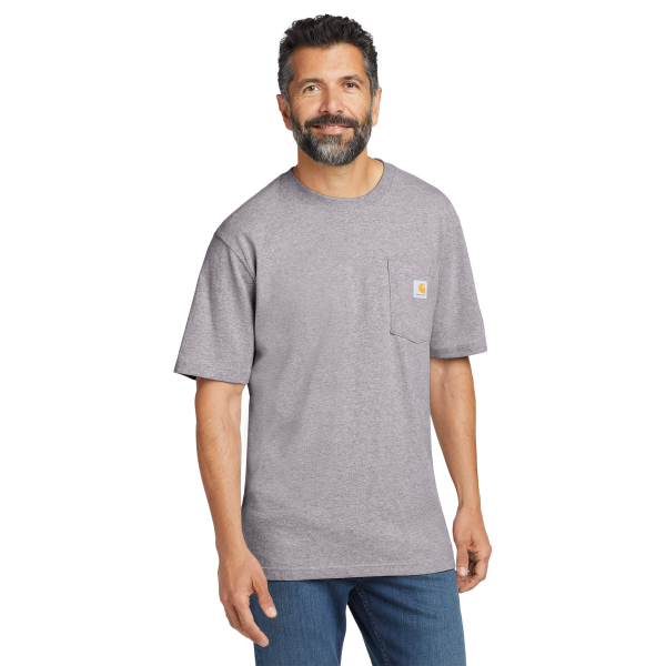 Mens Carhartt Pocketed Short Sleeve Tee - Image 4