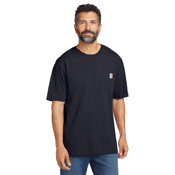 Mens Carhartt Pocketed Short Sleeve Tee - Image 5