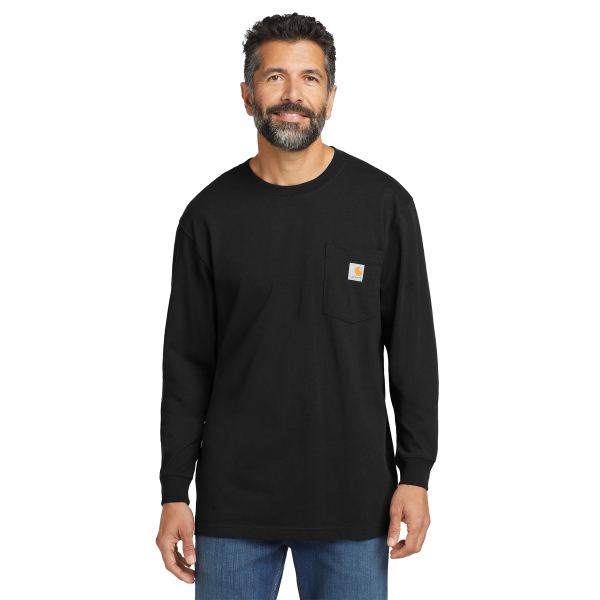 Mens Carhartt Pocketed Long Sleeve Tee - Image 4