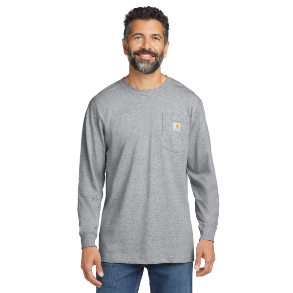 Mens Carhartt Pocketed Long Sleeve Tee