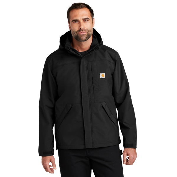 Mens Carhartt Storm Defender Shoreline Waterproof Jacket - Image 3