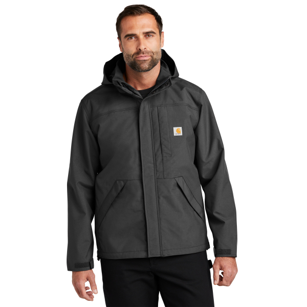 Mens Carhartt Storm Defender Shoreline Waterproof Jacket - Image 4